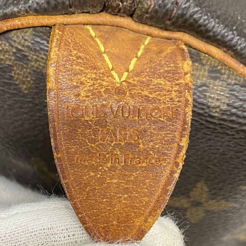 Louis Vuitton Handbag Monogram Speedy 30 M41108 Brown Ladies