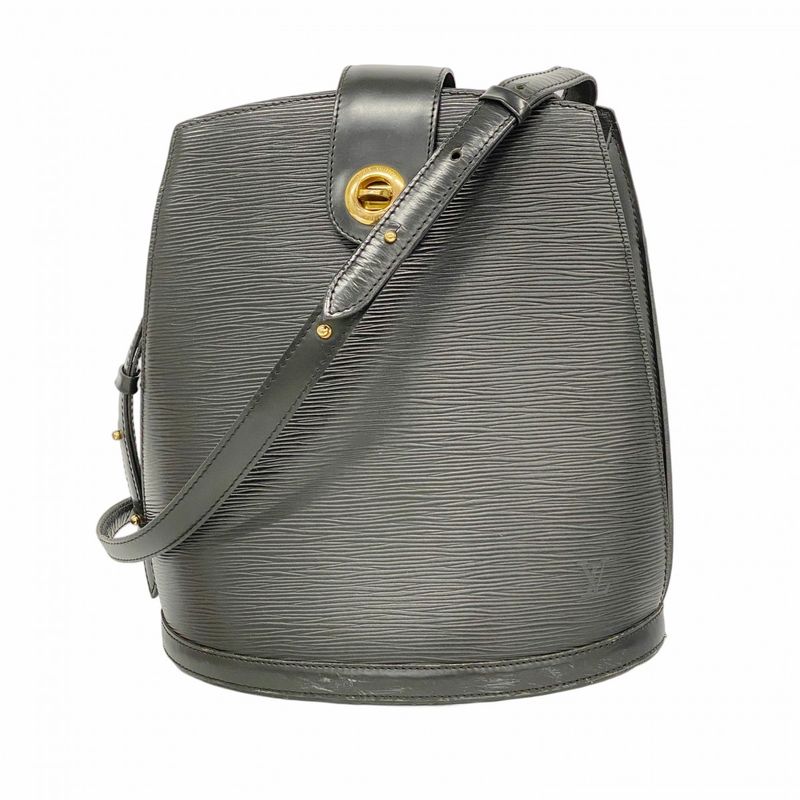 Louis Vuitton Epi Cluny Shoulder Bag M52252 Noir Black Women