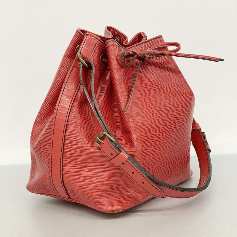 Louis Vuitton Shoulder Bag Epi Petite Noe M44107 Castilian Red Ladies