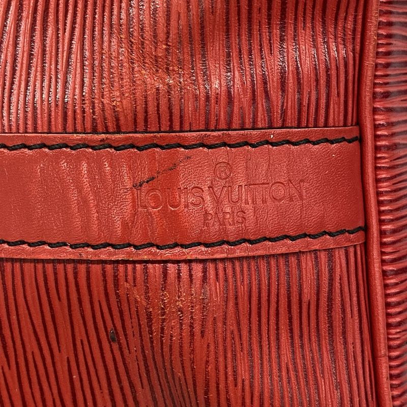 Louis Vuitton Shoulder Bag Epi Petite Noe M44107 Castilian Red Ladies