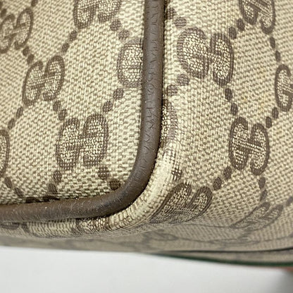 Gucci Handbag GG Supreme/sherry Line 40 02 007 PVC Brown Gold Hardware Women
