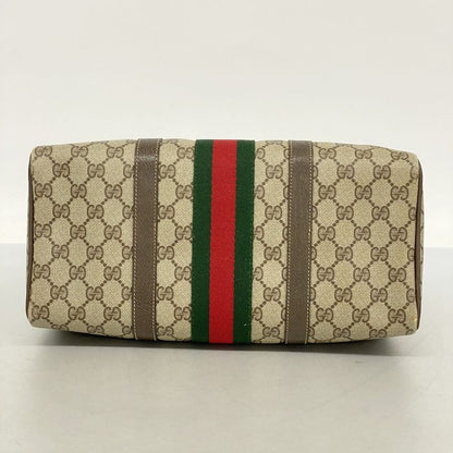 Gucci Handbag GG Supreme/sherry Line 40 02 007 PVC Brown Gold Hardware Women