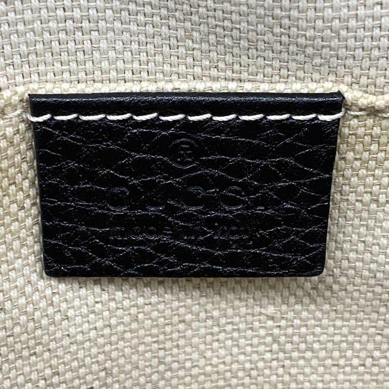 Gucci Shoulder Bag Soho 308364 Leather Black Gold Hardware Women