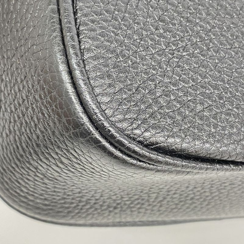 Gucci Shoulder Bag Soho 308364 Leather Black Gold Hardware Women