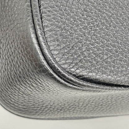 Gucci Shoulder Bag Soho 308364 Leather Black Gold Hardware Women