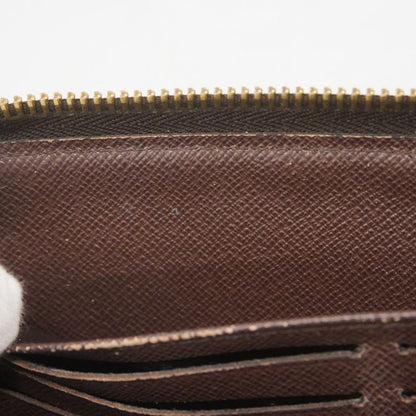 Louis Vuitton Long Wallet Damier Zippy Wallet N41661 Ebène Men Women Unisex