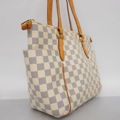 Louis Vuitton Tote Bag Damier Azure Totally PM N51262 White Ladies