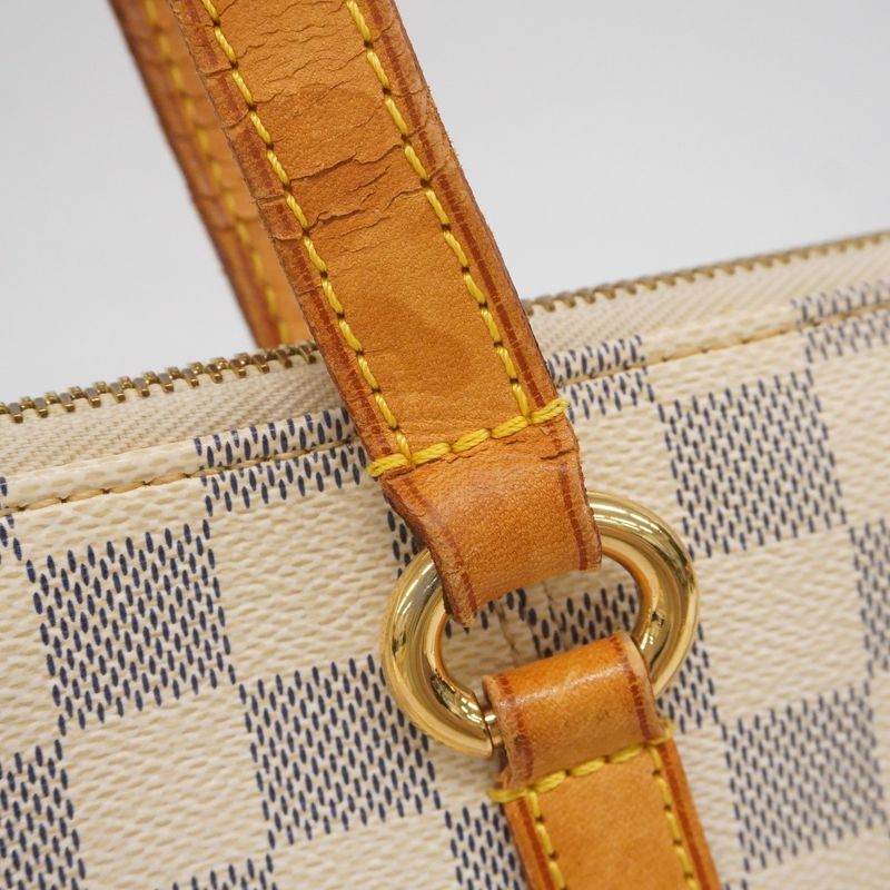 Louis Vuitton Tote Bag Damier Azure Totally PM N51262 White Ladies