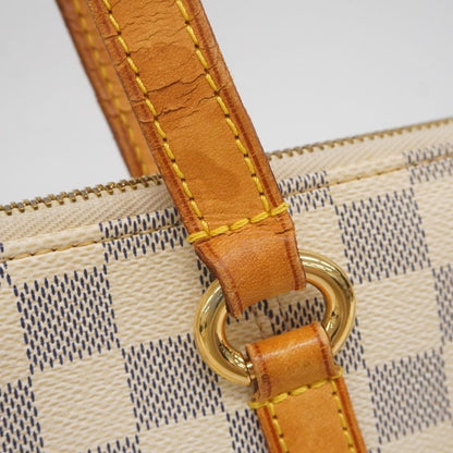 Louis Vuitton Tote Bag Damier Azure Totally PM N51262 White Ladies