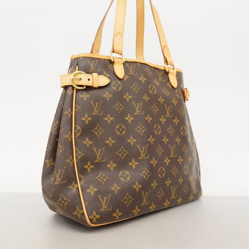 Louis Vuitton Tote Bag Monogram Batignolles Vertical M51153 Brown Ladies