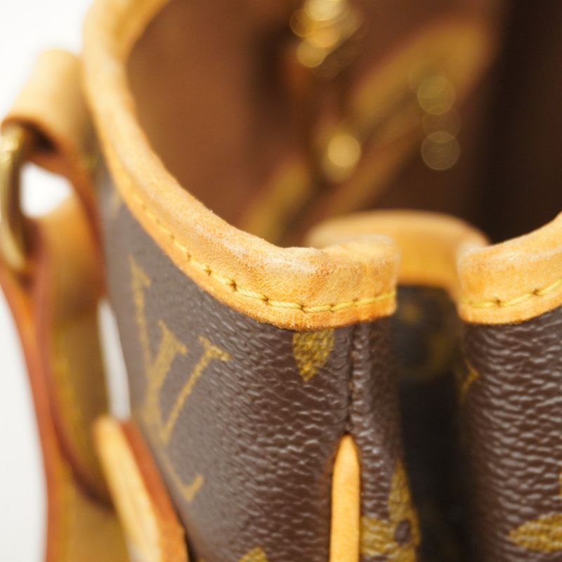 Louis Vuitton Tote Bag Monogram Batignolles Vertical M51153 Brown Ladies