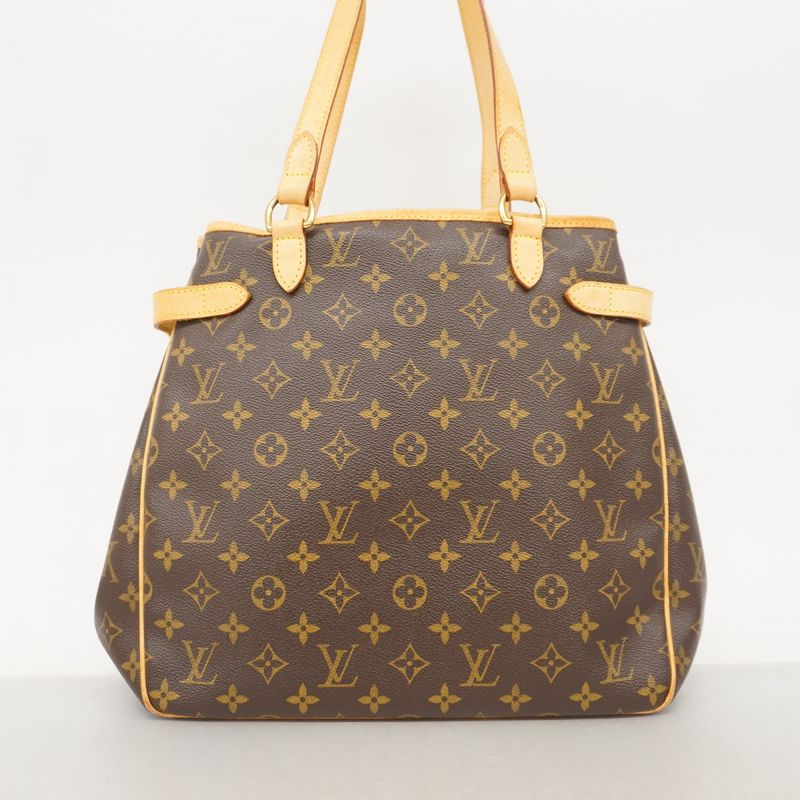 Louis Vuitton Tote Bag Monogram Batignolles Vertical M51153 Brown Ladies