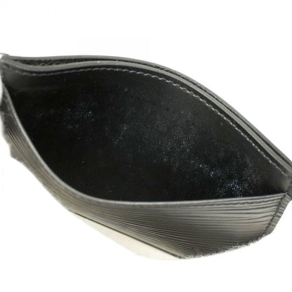 Louis Vuitton Epi Porte Carte Cermple Card Case M63512 Noir Black Men Women