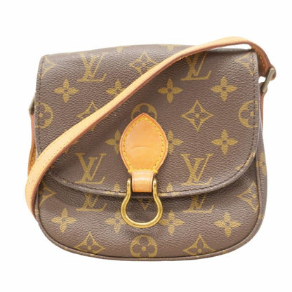 Louis Vuitton Shoulder Bag Monogram Mini Saint-cloud M51244 Brown Ladies
