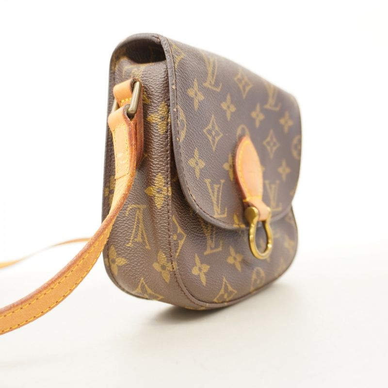 Louis Vuitton Shoulder Bag Monogram Mini Saint-cloud M51244 Brown Ladies