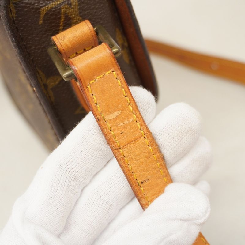 Louis Vuitton Shoulder Bag Monogram Mini Saint-cloud M51244 Brown Ladies