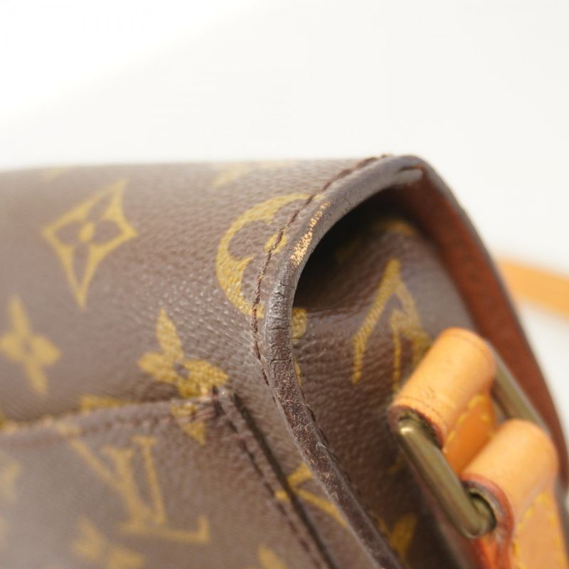 Louis Vuitton Shoulder Bag Monogram Mini Saint-cloud M51244 Brown Ladies