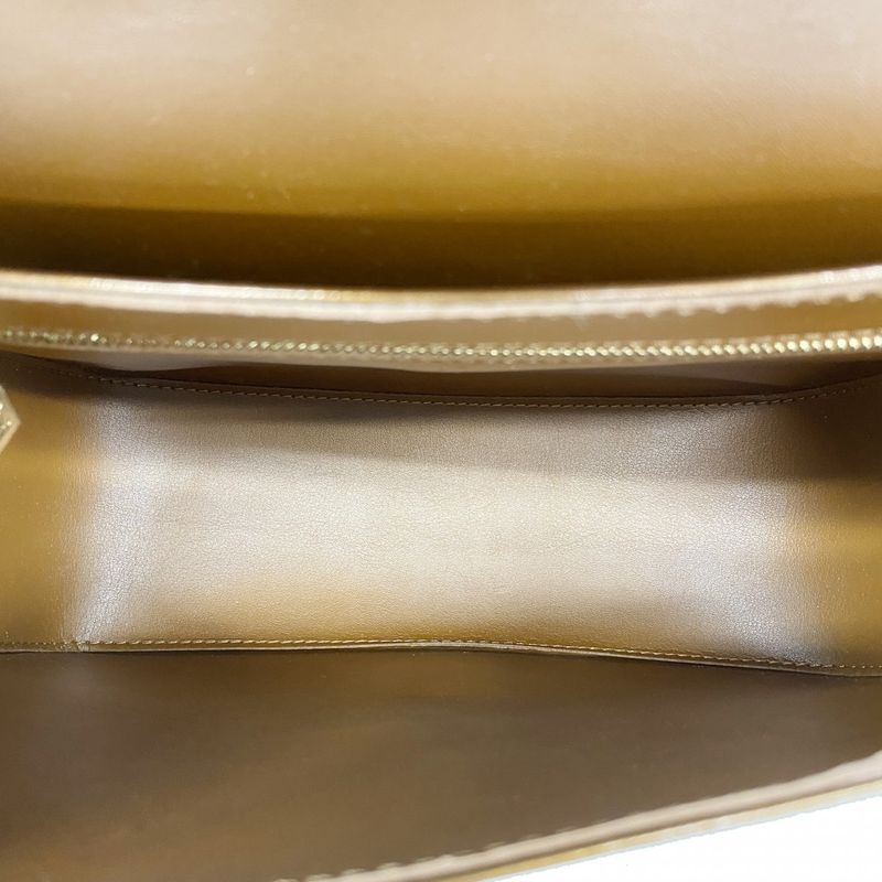 Louis Vuitton Shoulder Bag Vernis Christie GM M91107 Bronze Ladies