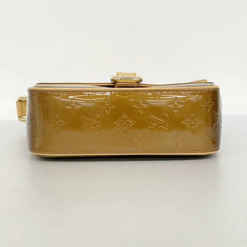 Louis Vuitton Shoulder Bag Vernis Christie GM M91107 Bronze Ladies