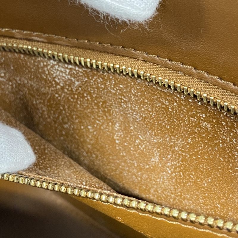 Louis Vuitton Shoulder Bag Vernis Christie GM M91107 Bronze Ladies