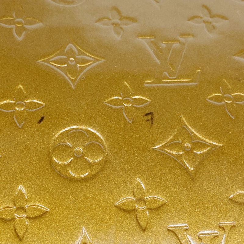 Louis Vuitton Shoulder Bag Vernis Christie GM M91107 Bronze Ladies