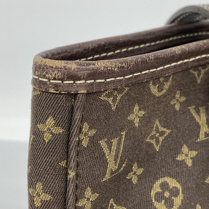 Louis Vuitton Tote Bag Monogram Mini Lin Bucket PM M95226 Ebene Womens