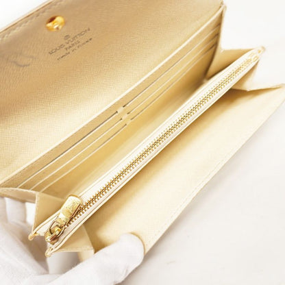 Louis Vuitton Damier Azure Portefeuille Sarah N61735 White Women's