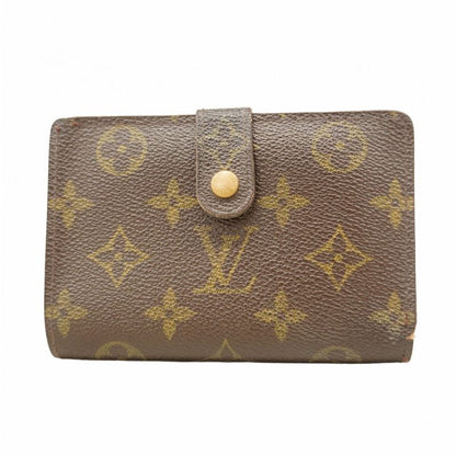 Louis Vuitton Wallet Monogram Porte Monnaie Viennois M61663 Brown Ladies