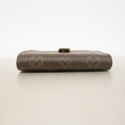 Louis Vuitton Wallet Monogram Porte Monnaie Viennois M61663 Brown Ladies