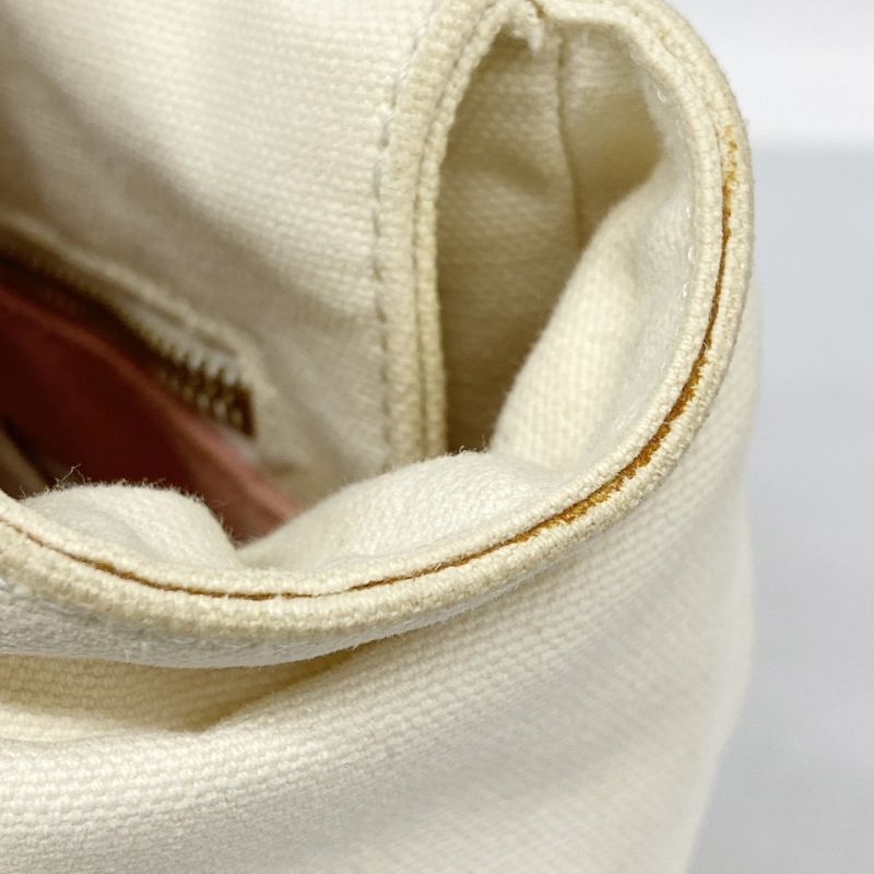 Chanel Tote Bag Marshmallow Canvas White Pink Gold Hardware Women's