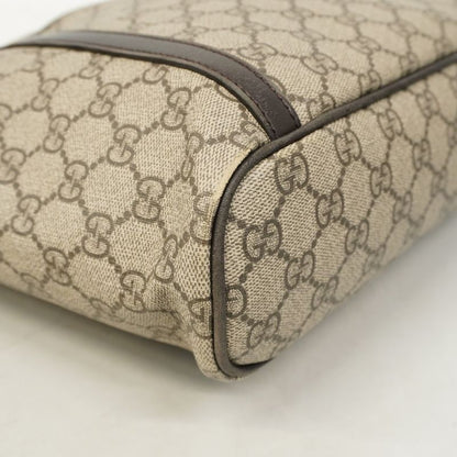 Gucci Tote Bag GG Supreme 388929 PVC Brown Chien Pan Gold Hardware 2way Bag