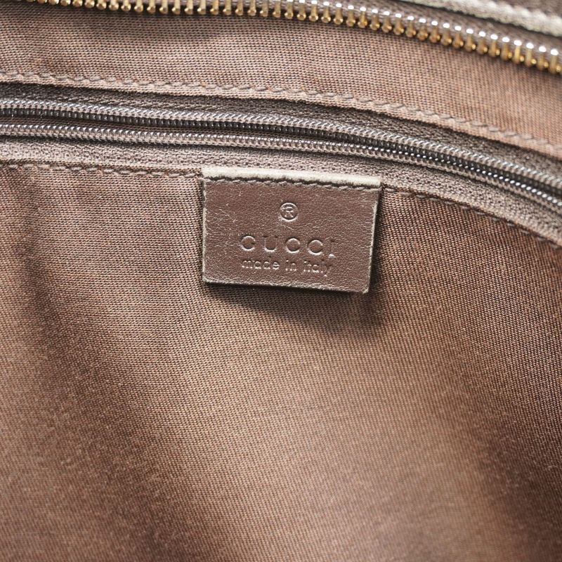 Gucci Tote Bag GG Supreme 388929 PVC Brown Chien Pan Gold Hardware 2way Bag