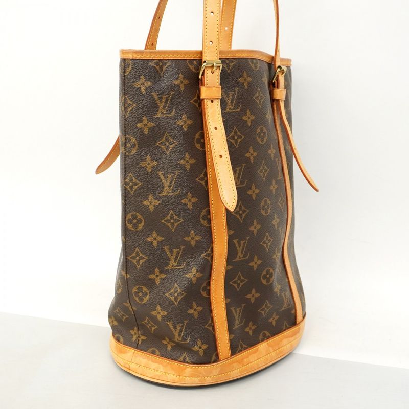 Louis Vuitton Tote Bag Monogram Bucket GM M42236 Brown Ladies