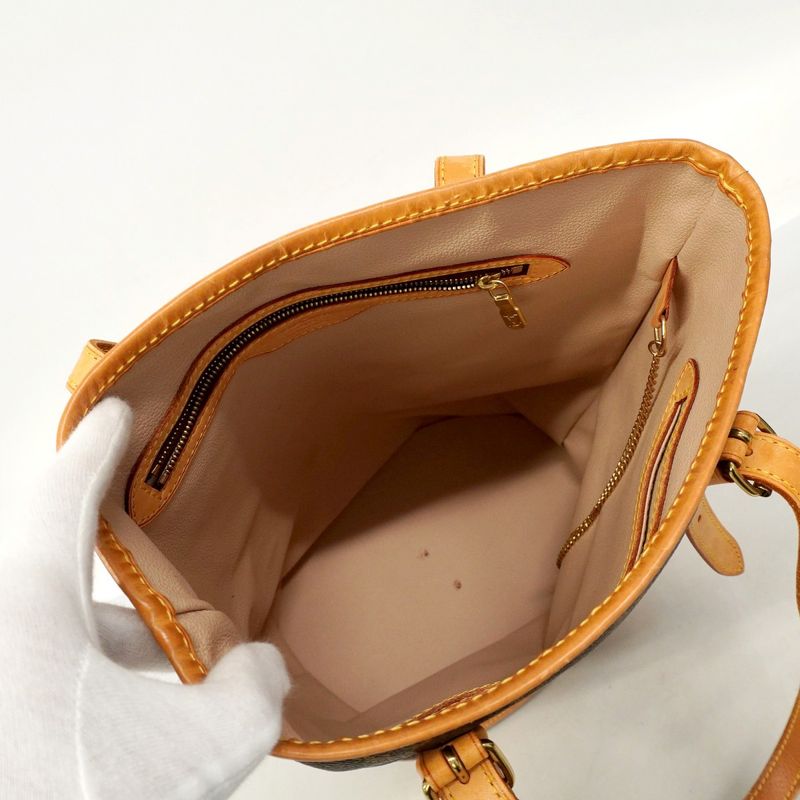 Louis Vuitton Tote Bag Monogram Bucket GM M42236 Brown Ladies