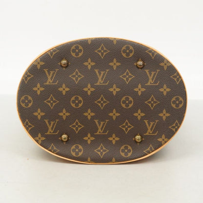 Louis Vuitton Tote Bag Monogram Bucket GM M42236 Brown Ladies