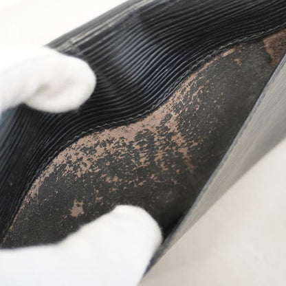 Louis Vuitton Epi Noir Black Clutch Bag Men Women Unisex