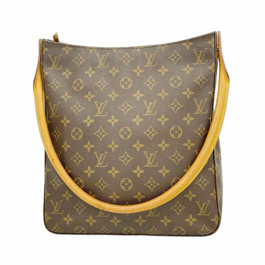 Louis Vuitton Shoulder Bag Monogram Looping GM M51145 Brown Ladies