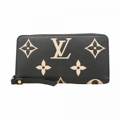 Louis Vuitton Long Wallet Monogram/empreinte Bicolor Zippy Wallet M80481 Black