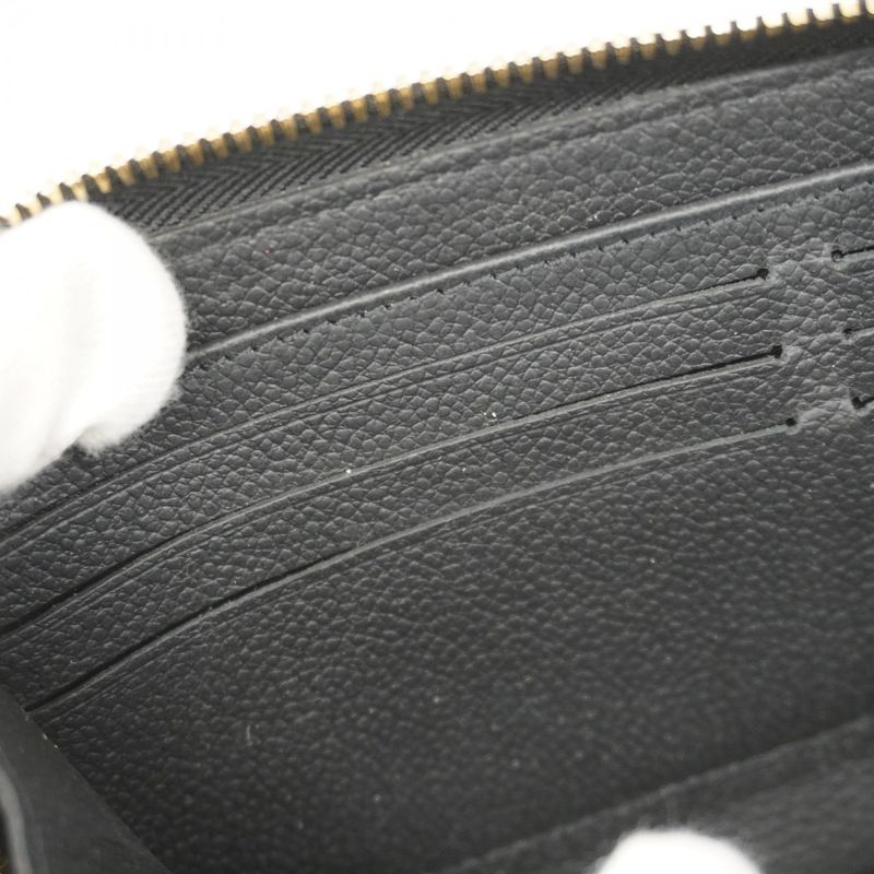 Louis Vuitton Long Wallet Monogram/empreinte Bicolor Zippy Wallet M80481 Black