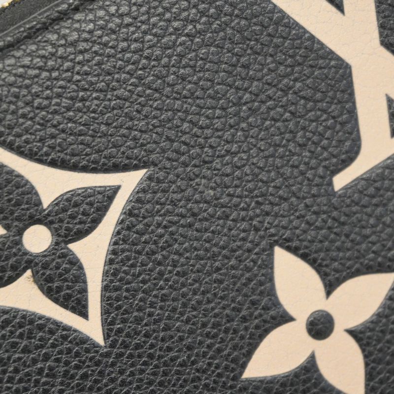 Louis Vuitton Long Wallet Monogram/empreinte Bicolor Zippy Wallet M80481 Black