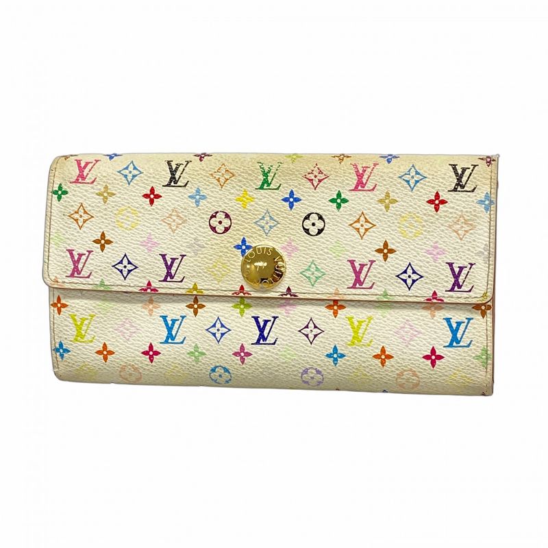 Louis Vuitton Long Wallet Monogram Multicolor Pochette Porte Monet Cles Di