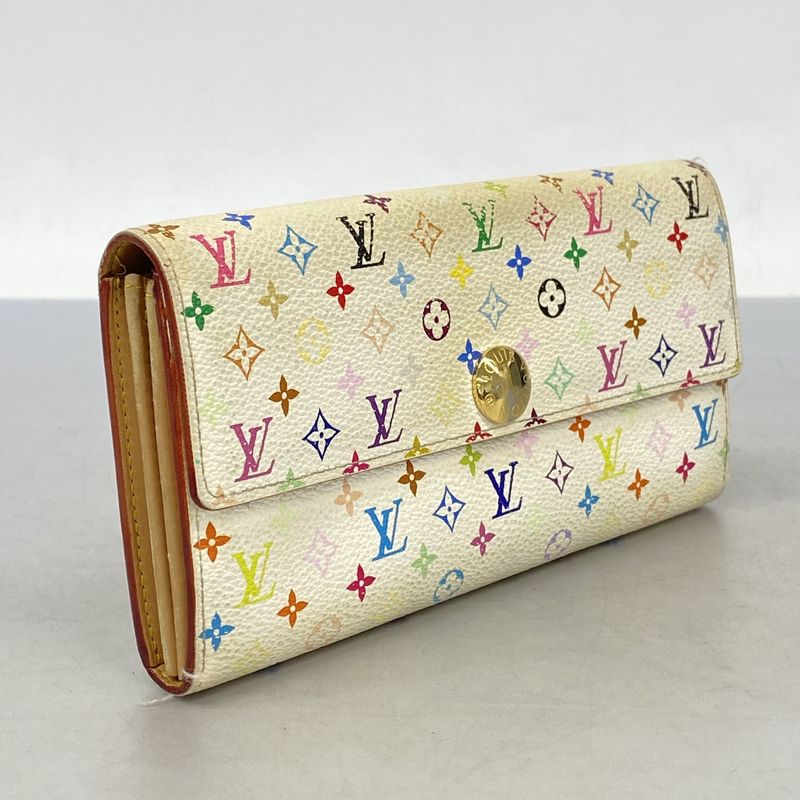 Louis Vuitton Long Wallet Monogram Multicolor Pochette Porte Monet Cles Di