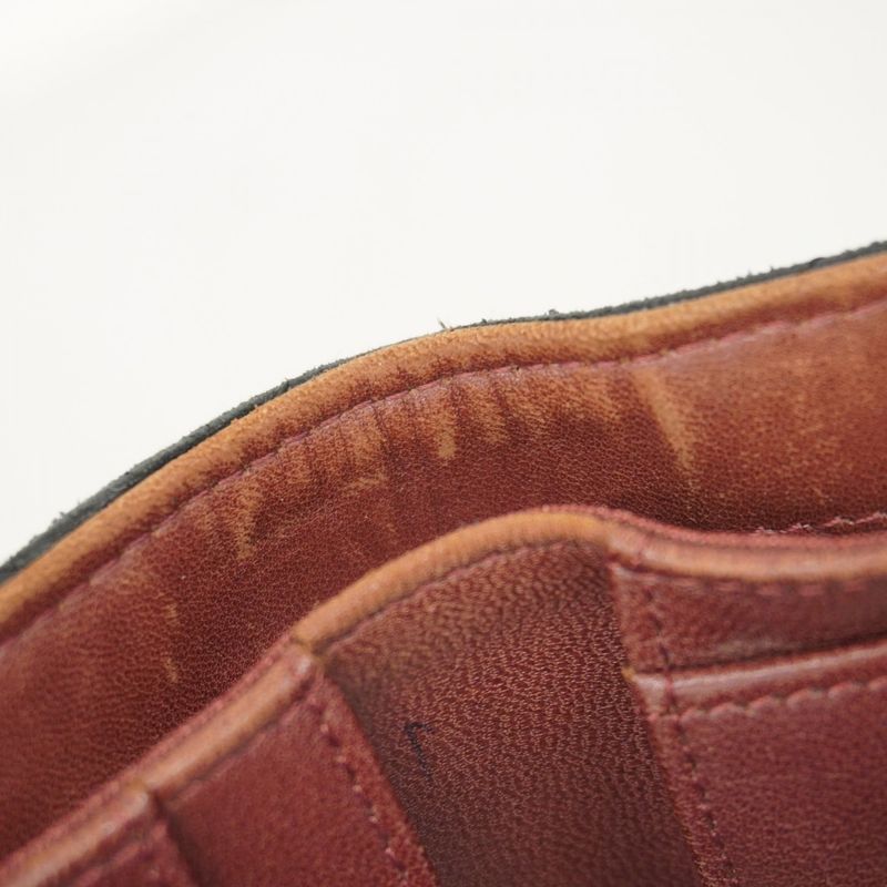 Chanel Trifold Long Wallet Matelasse Lambskin Black Silver Hardware Women