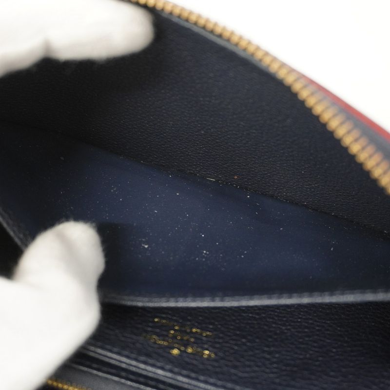 Louis Vuitton Long Wallet Monogram/empreinte Zippy Wallet M62121 Marine