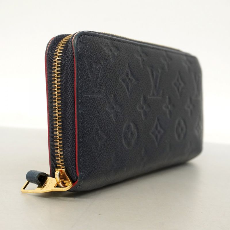 Louis Vuitton Long Wallet Monogram/empreinte Zippy Wallet M62121 Marine