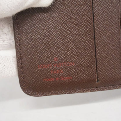 Louis Vuitton Wallet Damier Compact Zip N61668 Ebene Womens