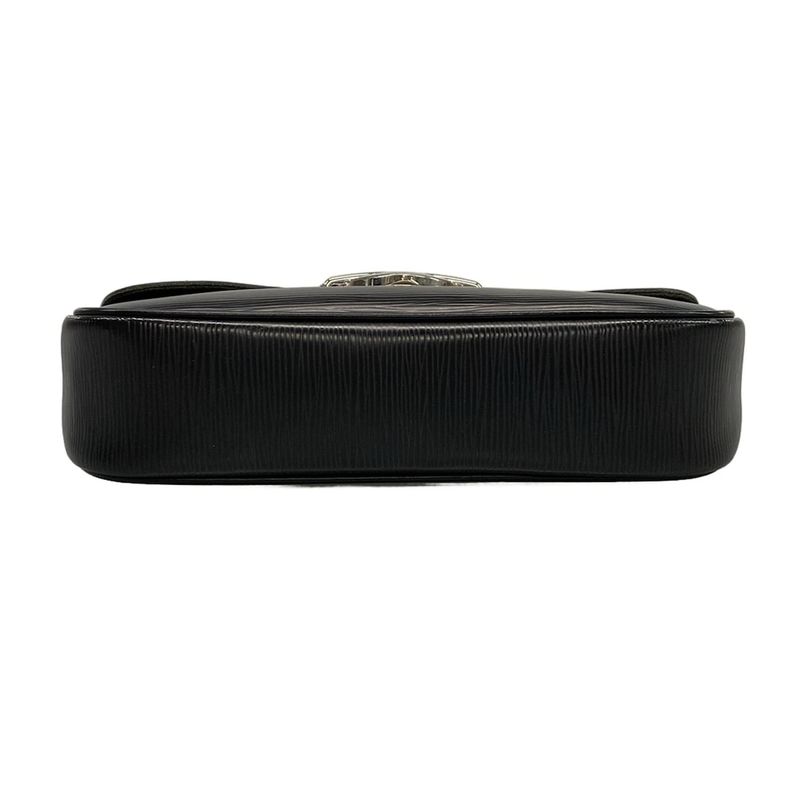 Louis Vuitton Epi Pochette Montaigne Shoulder Bag M59292 Noir Black Leather