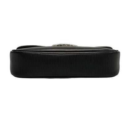 Louis Vuitton Epi Pochette Montaigne Shoulder Bag M59292 Noir Black Leather