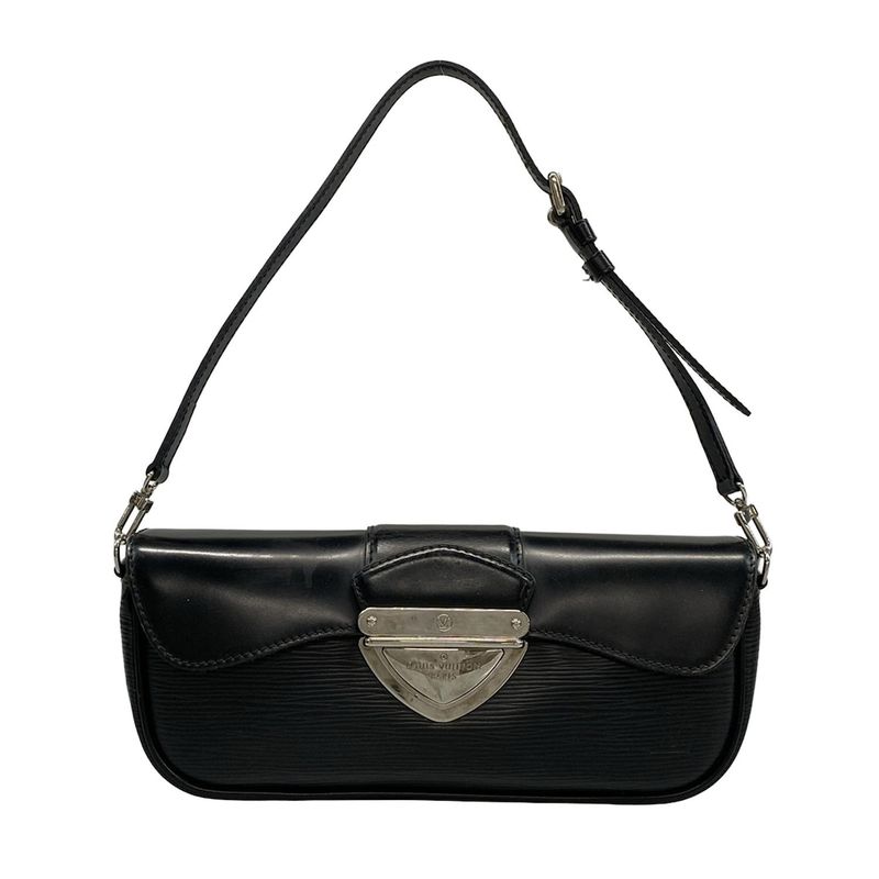 Louis Vuitton Epi Pochette Montaigne Shoulder Bag M59292 Noir Black Leather