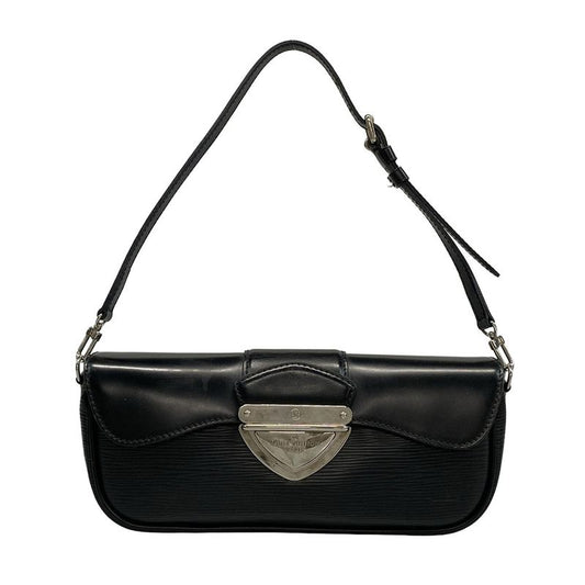 Louis Vuitton Epi Pochette Montaigne Shoulder Bag M59292 Noir Black Leather
